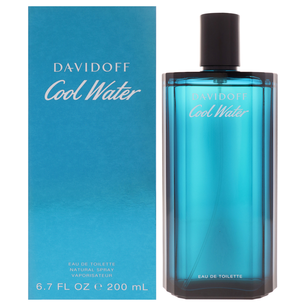 Cool Water by Davidoff for Men - 6.7 oz EDT Spray
